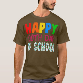 100th Day of School for School男の子の女の子の先生 Tシャツ