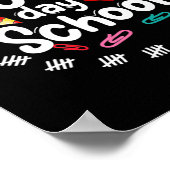 100th Day Of School For School Kids 100日Sma ポスター (角)