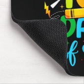 100th Day Of School Happy 100 Days Teachers Boy Gi マウスパッド (コーナー)