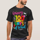100th Day Of School Happy 100 Days Teachers Boy Gi Tシャツ (正面)