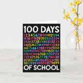 100th Day Of School Kids 100日学ズMath Nu カード (黄色い花)