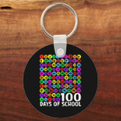100th Day Of School Kids 100日学ズMath Nu キーホルダー (正面)