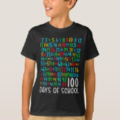 100th Day Of School Kids 100日学ズMath Nu Tシャツ (正面)