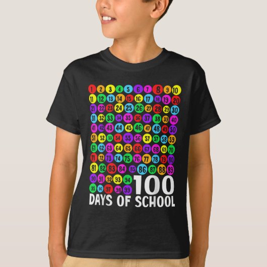 100th Day Of School Kids 100日学ズMath Nu Tシャツ (正面)