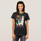 100th Day of School No Prob Llama 100 Days Of 3rd  Tシャツ (正面フル)