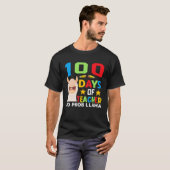 100th day of school No Prob Llama 100 days Smarter Tシャツ (正面フル)