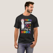 100th Day Of School No Prob Llama 100th Day Fourth Tシャツ (正面フル)