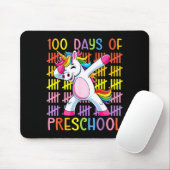 100th Day Of School Of Preschool Unicorn 100 Days  マウスパッド (マウス)