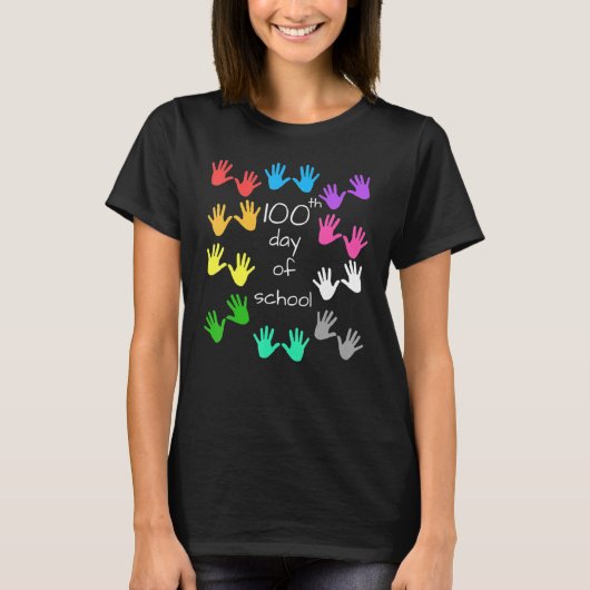 100th Day of School Shirt - 100日お祝い Tシャツ (正面)