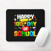 100th Day Of School Shirt For Teachers Kids Happy  マウスパッド (マウス)
