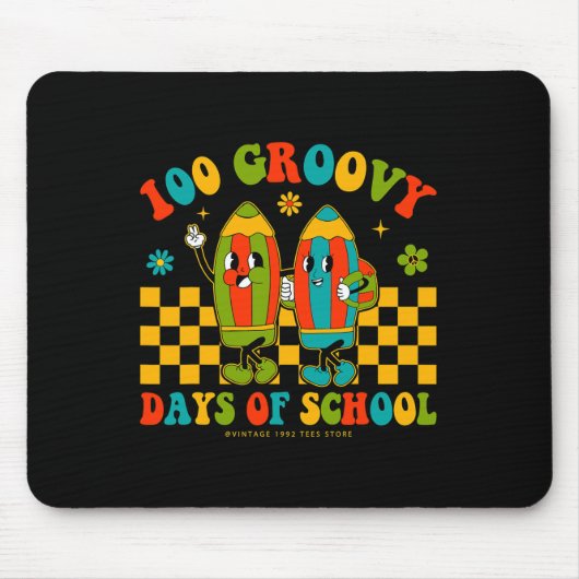 100th Day Of School Shirts先生学生Groov マウスパッド (正面)