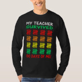 100th Day of School Student Teacher 100 Days of Sc Tシャツ (正面)
