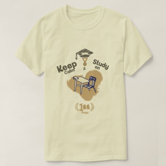 100th day of school tシャツ (デザイン正面)