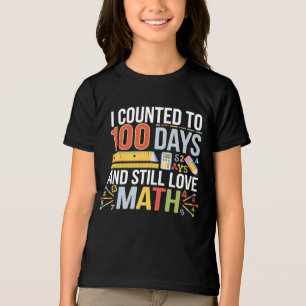 100th Day of School T-Shirt -おもしろい数学お祝い トライブレンドTシャツ