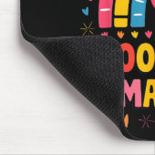 100th Day Of School Teacher 100 Days Smarter Rainb マウスパッド (コーナー)