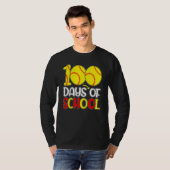 100th Day Of School Teacher Boys Girls 100 Days So Tシャツ (正面フル)