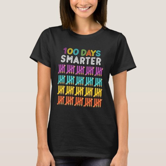 100th Day Of School Teacher Costume 100 Days Smart Tシャツ (正面)