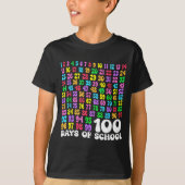 100th Day Of School Teacher Kids 100 Days Math Num Tシャツ (正面)