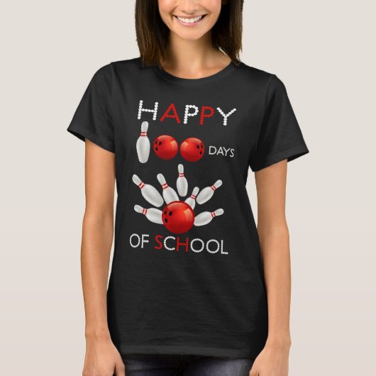 100th Day of School Teachers Kids Child Happy 100  Tシャツ (正面)