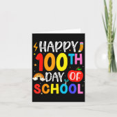 100th Day Of School Teachers Students 100 Days Of  カード (正面)