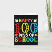 100th Day Of School Teachers Students 100 Days Of  カード (正面)