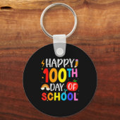 100th Day Of School Teachers Students 100 Days Of  キーホルダー (正面)