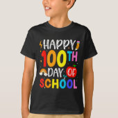 100th Day Of School Teachers Students 100 Days Of  Tシャツ (正面)