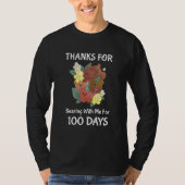 100th Day Of School Thanks For Bearning With Me Fo Tシャツ (正面)