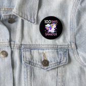 100th Day of School Unicorn 100日頭が切れる Kinde 缶バッジ (インサイチュ)