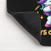 100th Day Of School Unicorn 100魔法の日教え マウスパッド (コーナー)