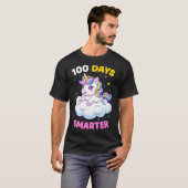 100th Day of School Unicorn Kids Teachers Tシャツ (正面フル)