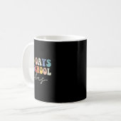 100th Day Of School Vibes先生学生100 Da コーヒーマグカップ (正面左)