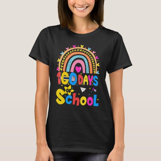 100th Days of School Teacher Kids - 100 Days Smart Tシャツ (正面)