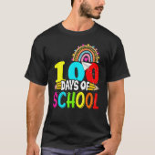 100th Days of School Teacher Kids - 100 Days Smart Tシャツ (正面)