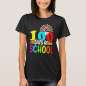 100th Days of School Teacher Kids - 100 Days Smart Tシャツ (正面)