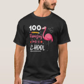 100th Flamazing days of school Animal Flamingo Kid Tシャツ (正面)