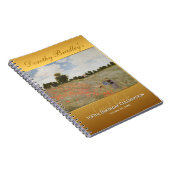 100th Monetの来客名簿との誕生祝い ノートブック (右側)