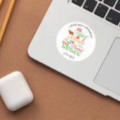 100th year celebration black history nurse  ラウンドシール