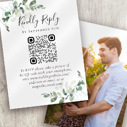 100xの結婚ウェブサイトQRコードフォトユーカリRSVP