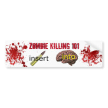 101を殺しているゾンビ(頭脳への挿入物の弾丸)