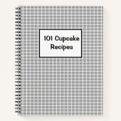 101カップケーキレシピ ノートブック (正面)
