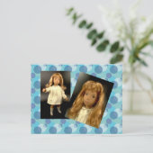 101サーシャシルクドレスポストカルテ ポストカード (スタンド正面)