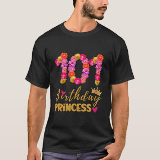101プリンセスフラワー 101個目の私 Tシャツ