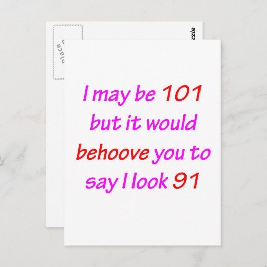 101上 ポストカード (正面/裏面)