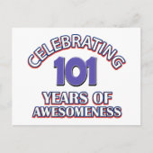 101年間のギフトデザイン ポストカード (正面)