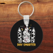 101日の学校ダルマティアン犬の100日のKinde キーホルダー (正面)