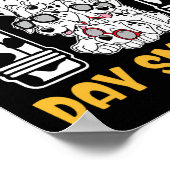 101日の学校ダルマティアン犬の100日のKinde ポスター (角)