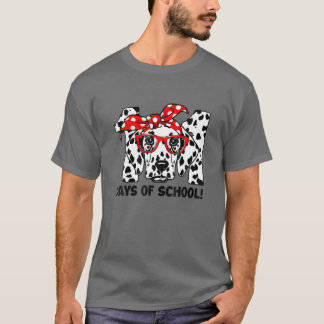 101日の学校ダルマティアン犬先生100th Day Tシャツ
