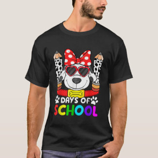 101日の学校先生学生100日スマート Tシャツ