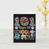 101日の学校100日小学生T カード (黄色い花)